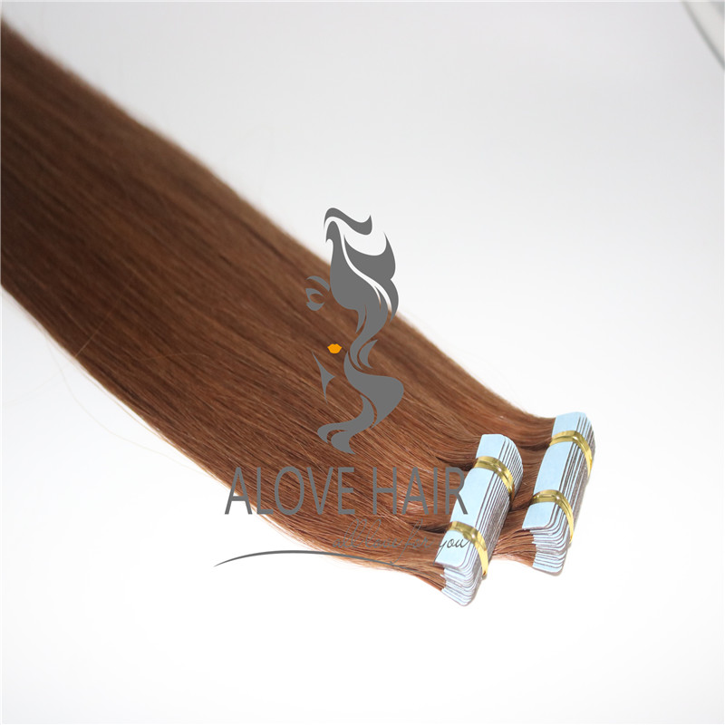 cheap 20 inch tape in hair extensions on short hair 