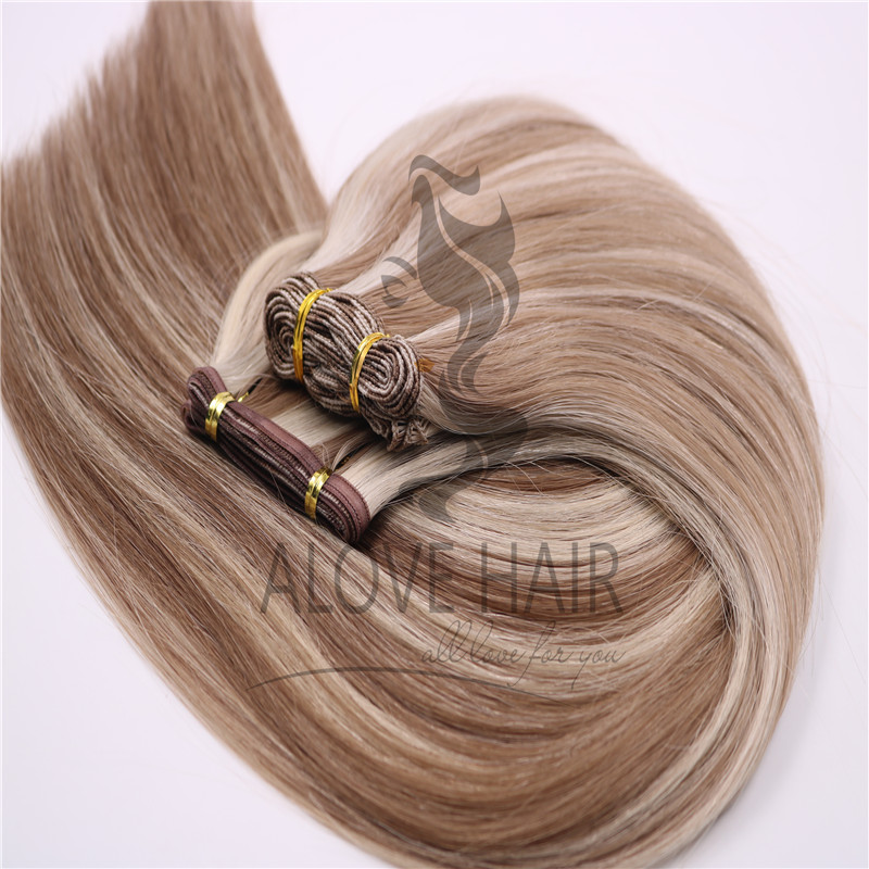 HAND TIED EXTENSIONS VS FLAT WEFTS 
