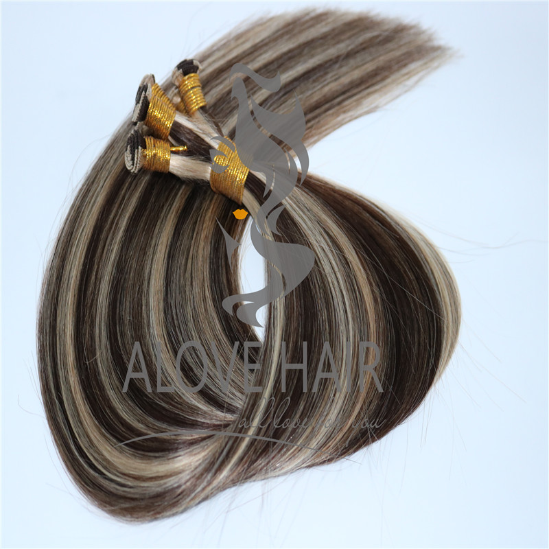 Russian Mongolian hand tied weft extensions canada