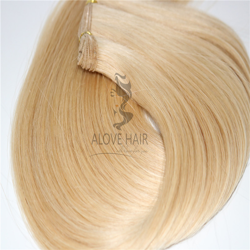 Wholesale cuticle intact remy hand tied extensions for ohio hair stylist