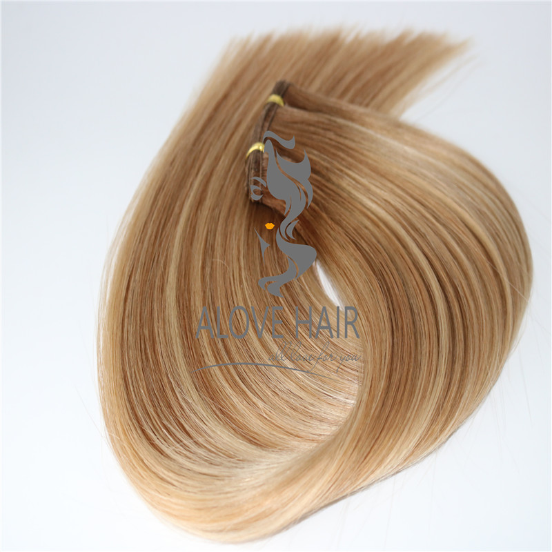 China best cuticle intact hand tied hair wefts manufacturer
