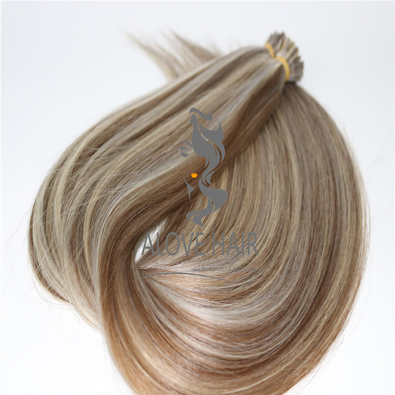 Wholesale best pre bonded double drawn i tip hair extensions