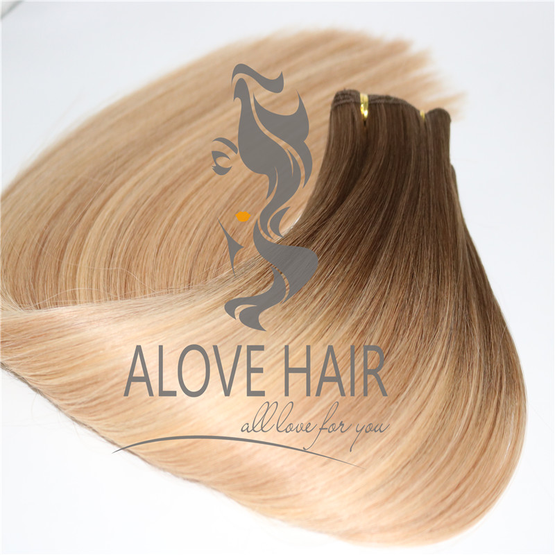 Luxury hand tied hair extensions alberta