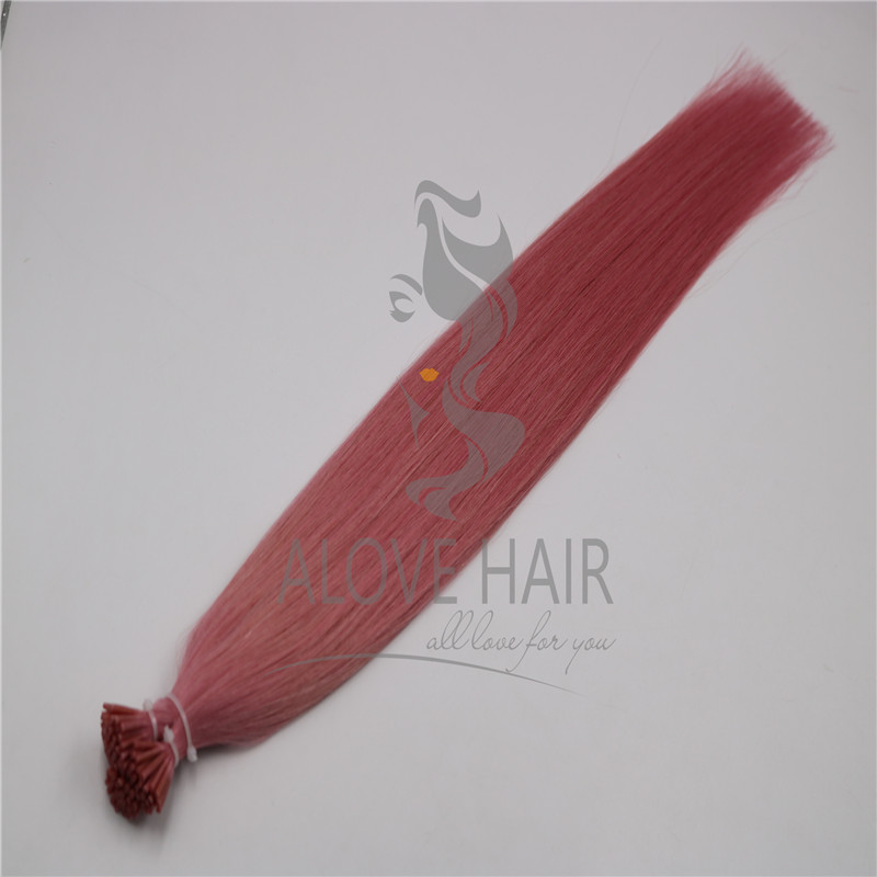 High quality pre-bonded i tip hair extensions vendor 