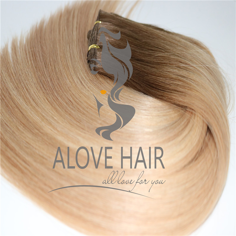 Luxury hand tied hair extensions alberta