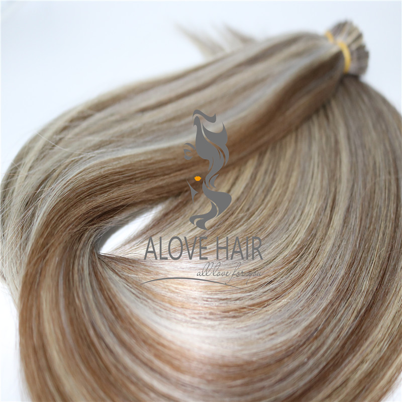 Wholesale best pre bonded double drawn i tip hair extensions