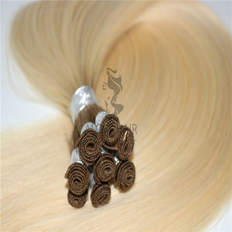 Wholesale different hand tied extension colors hand tied wefts