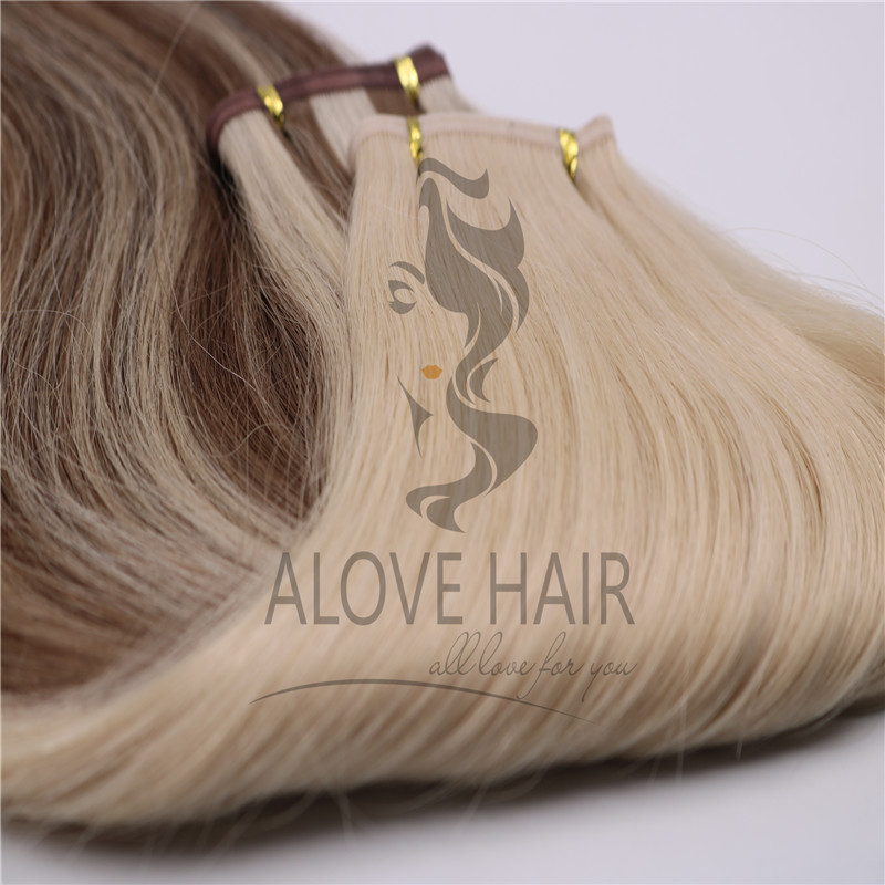 Unprocessed seamless weft hair extensions vendor Nevada